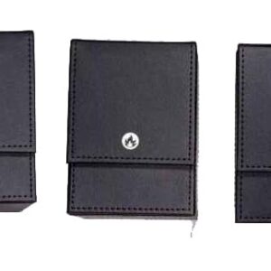 Pokemon Classic Collection – Leather Deckbox – Grass Fire Water - Black – Set of 3