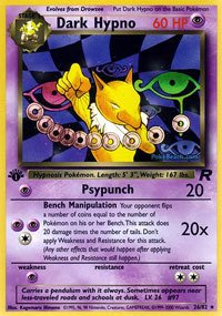 Pokemon - Dark Hypno (26) - Team Rocket