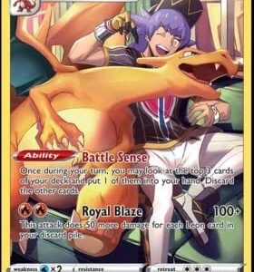 Pokemon - Charizard - TG03 - Trainer Gallery - Lost Origin - Full Art Holo Foil Card