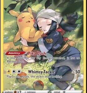 Pokemon - Pikachu - TG05 - Trainer Gallery - Lost Origin - Full Art Holo Foil Card