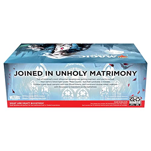 Magic: The Gathering Innistrad: Crimson Vow Draft Booster Box | 36 Packs + Dracula Box Topper (541 Magic Cards) - Image 4