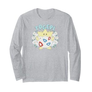 Pokémon - Floral Easter Egg Togepi Long Sleeve T-Shirt