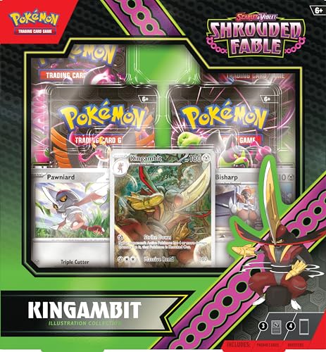 Pokémon TCG: Scarlet & Violet - Shrouded Fable - Kingambit Illustration Rare Box - EN - Image 5