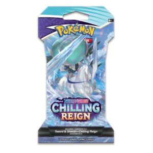 Pokemon Sword & Shield Chilling Reign Sleeved Booster | Ice Rider Calyrex & Glastrier