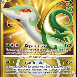 Serperior Vstar 210/195- Silver Tempest - Full Art - Pokemon Gold Secret Rare Card