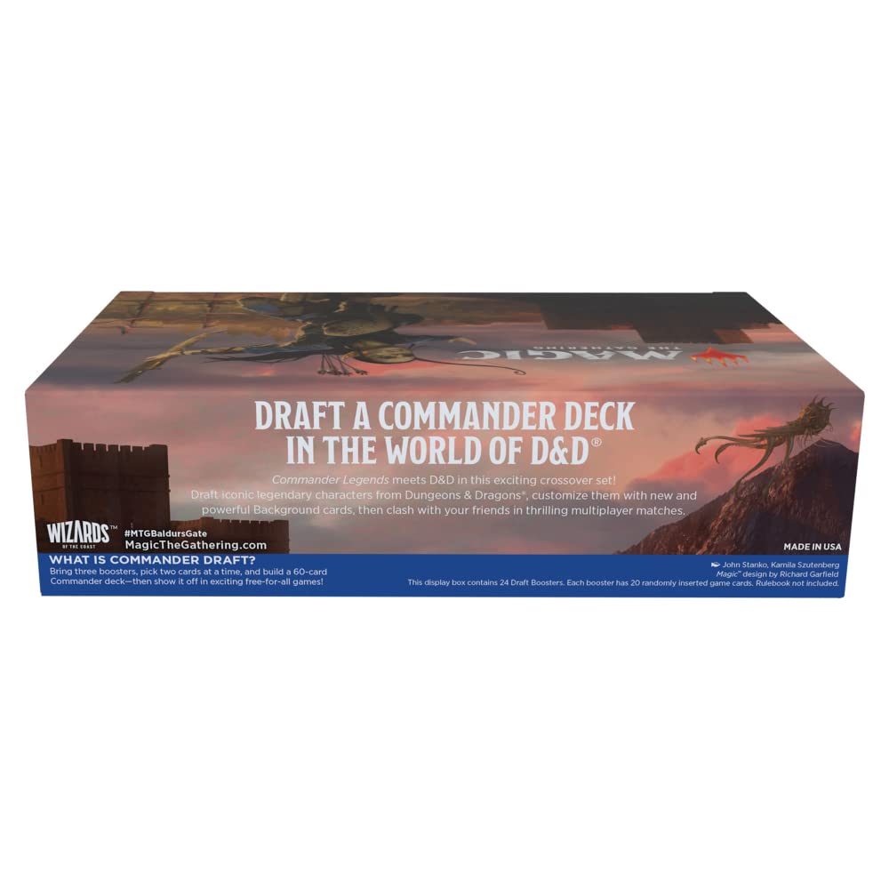Magic: The Gathering Commander Legends: Battle for Baldur’s Gate Draft Booster Box | 24 Packs (480 Magic Cards) - Image 4