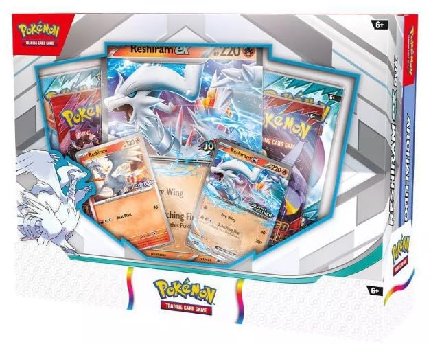 Pokemon TCG Trading Card Game Boxes Reshiram ex and Archaludon ex Box 2 Boxes, 4 Packs per Box and 2 Promo Cards with one Oversized Card - Image 3