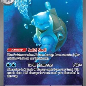 Pokemon - Blastoise ex 200/165 - Pokemon 151 - Special Illustration Rare - Single Card