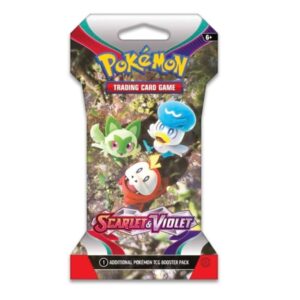 Pokemon Scarlet & Violet Sleeved Booster | Sprigatito, Fuecoco and Quaxly