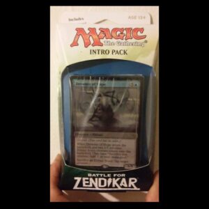 Magic the Gathering: MTG Battle for Zendikar: Intro Pack/Theme Deck: Drowner of Hope (Includes 2 Booster Packs & Alternate Art Premium Rare Promo) Blue