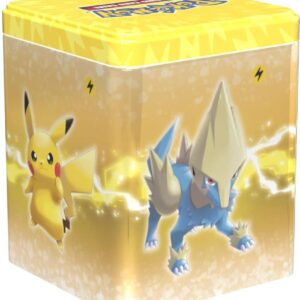 Pokemon TCG: Lightning Stacking Tin (3 Booster Packs & Coin)