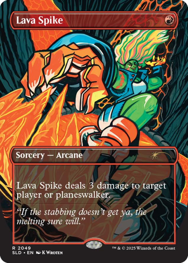 Magic the Gathering Secret Lair Everything is On Fire (Non-Foil) - Image 4