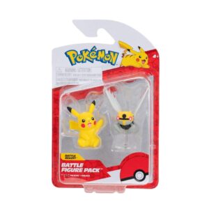 Pokémon Fighting Figure,2 Pack 5 and 8cm Pokemon Figure - Pokemon Toy Set Ninja Box and Pikachu