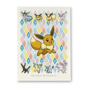 Pokemon TCG: Eevee Prismatic Card Sleeves (65 Sleeves)