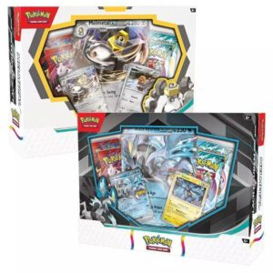 Pokemon TCG Trading Card Game Boxes Black Kyurem ex and Melmetal ex Box 2 Boxes, 4 Packs per Box and 2 Promo Cards with one Oversized Card