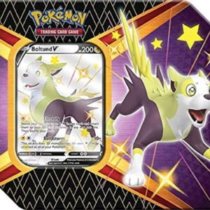 Pokémon TCG - Shining Fates - V Tin - Eldegoss V, Boltund V or Cramorant V (one at Random)