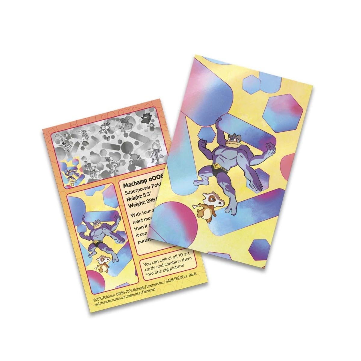 Pokémon TCG: Scarlet & Violet—151 Mini Tin – Machamp and Cubone (2 Booster Packs, 1 Coin & 1 Art Card) - Image 4