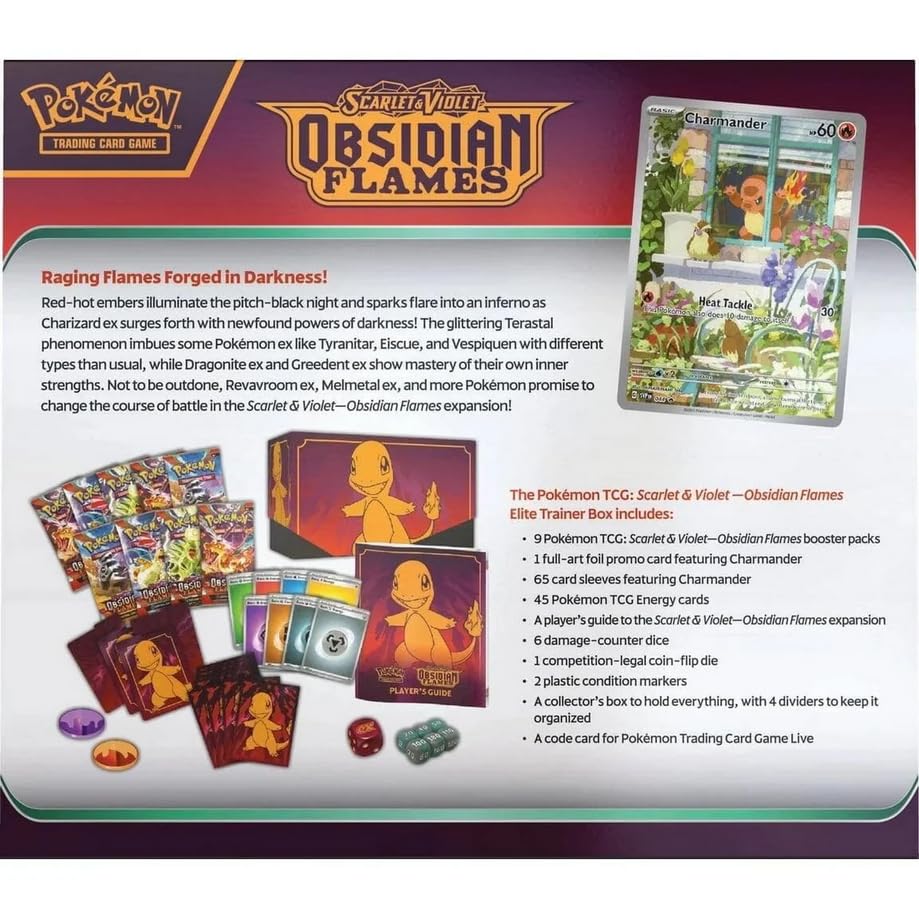 Pokemon TCG: Scarlet & Violet - Obsidian Flames Elite Trainer Box - Image 2