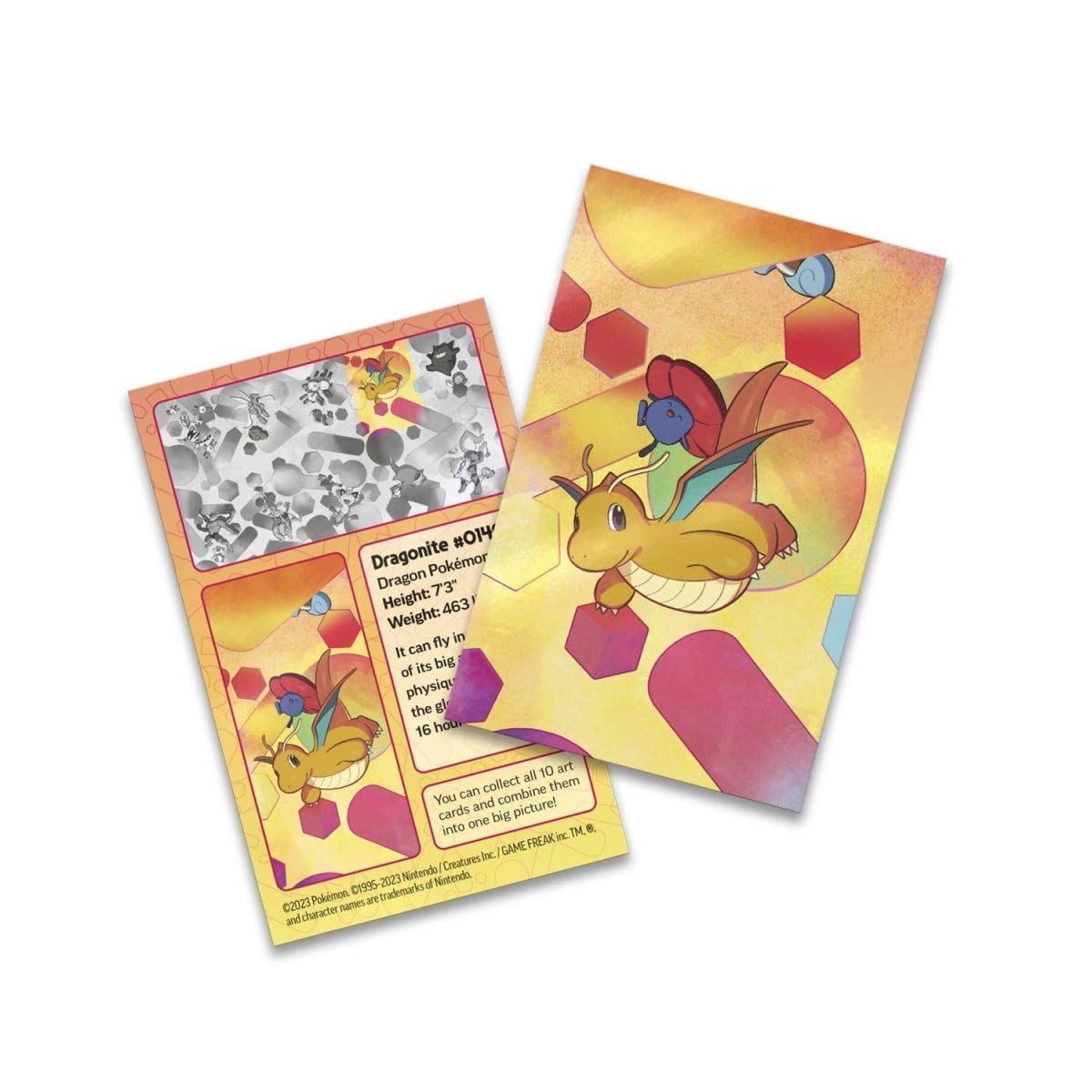 Pokémon TCG: Scarlet & Violet—151 Mini Tin – Dragonite and Vileplume (2 Booster Packs, 1 Coin & 1 Art Card) - Image 4