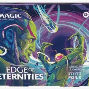 Magic The Gathering Edge of Eternities Collector Booster, 1 Booster, 15 Premium Cards Packed Full of Rares and Foils