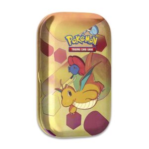 Pokémon TCG: Scarlet & Violet—151 Mini Tin – Dragonite and Vileplume (2 Booster Packs, 1 Coin & 1 Art Card)