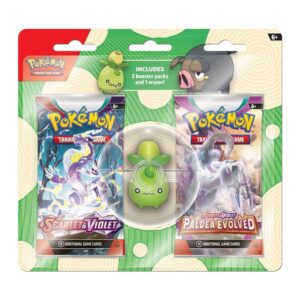 POKEMON TCG: BACK TO SCHOOL 2023: ERASER BLISTER -1 OF 2 RANDOM ERASERS (SMOLIV OR LECHONK)