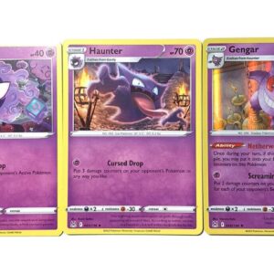 Pokemon Gengar 066/196 - Lost Origin - Pokemon Trading Card - Gastly Haunter - Holo or Reverse Holo