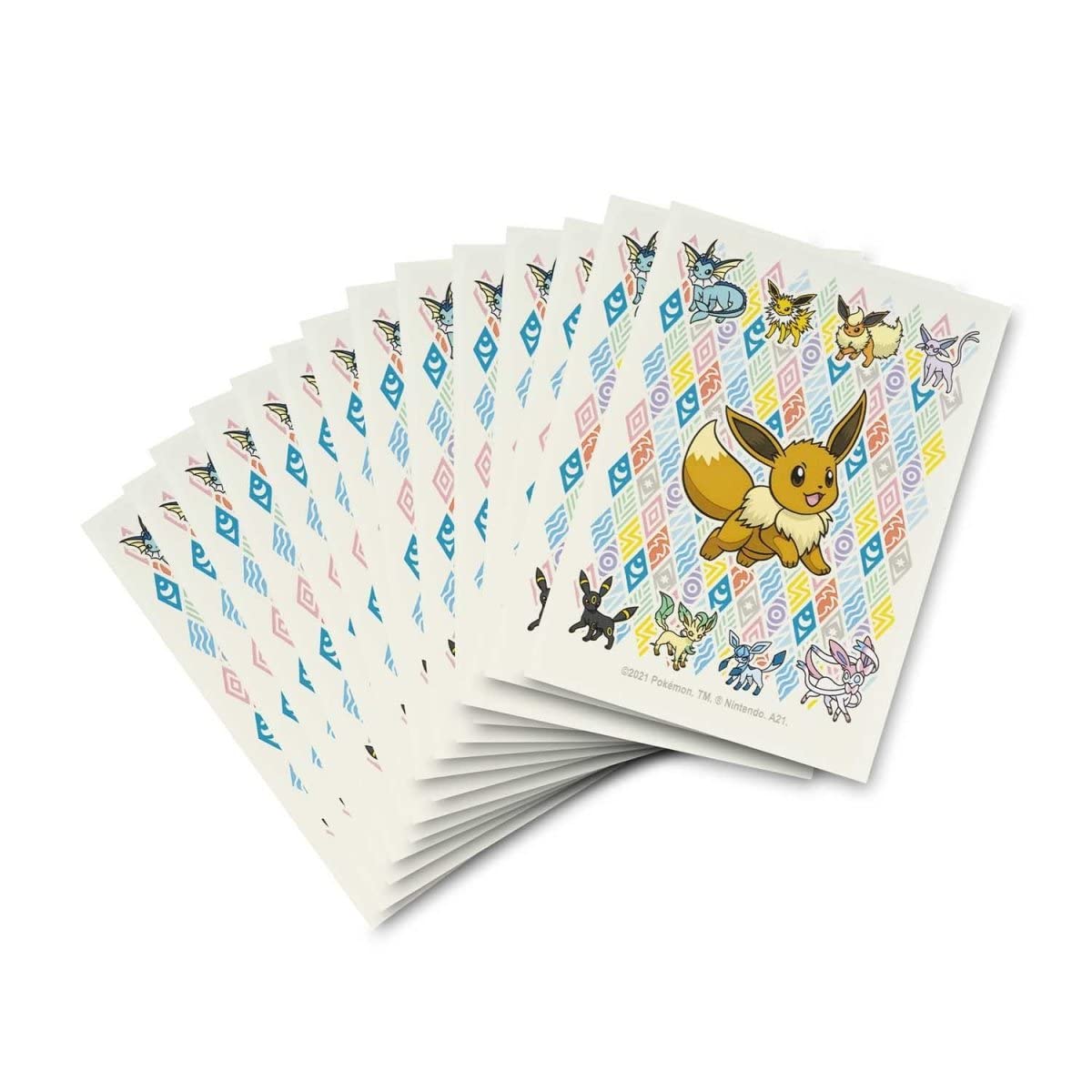 Pokemon TCG: Eevee Prismatic Card Sleeves (65 Sleeves) - Image 2