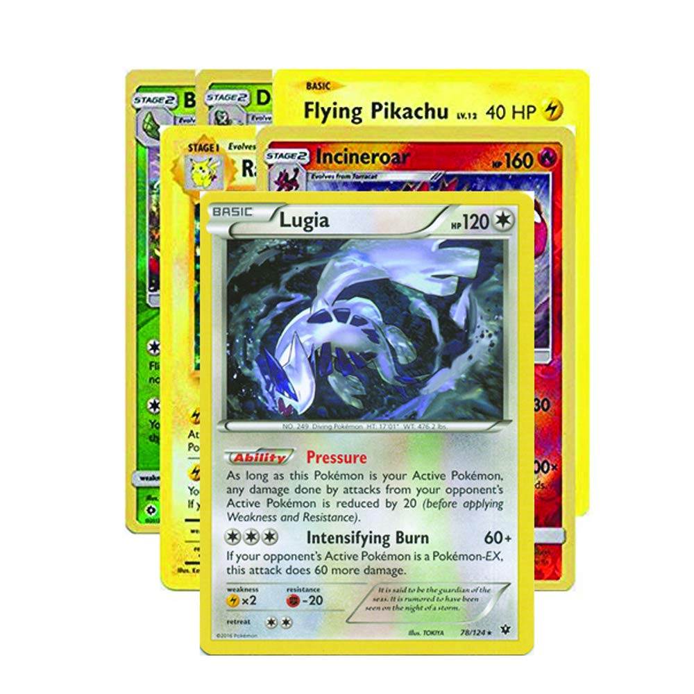 Pokemon EX Guaranteed With Booster Pack, 6 Rare Cards, 5 Reverse Holo, 20 Regular Pokemon, Deck Box and Top Cut Central Exclusive Dice - Image 3