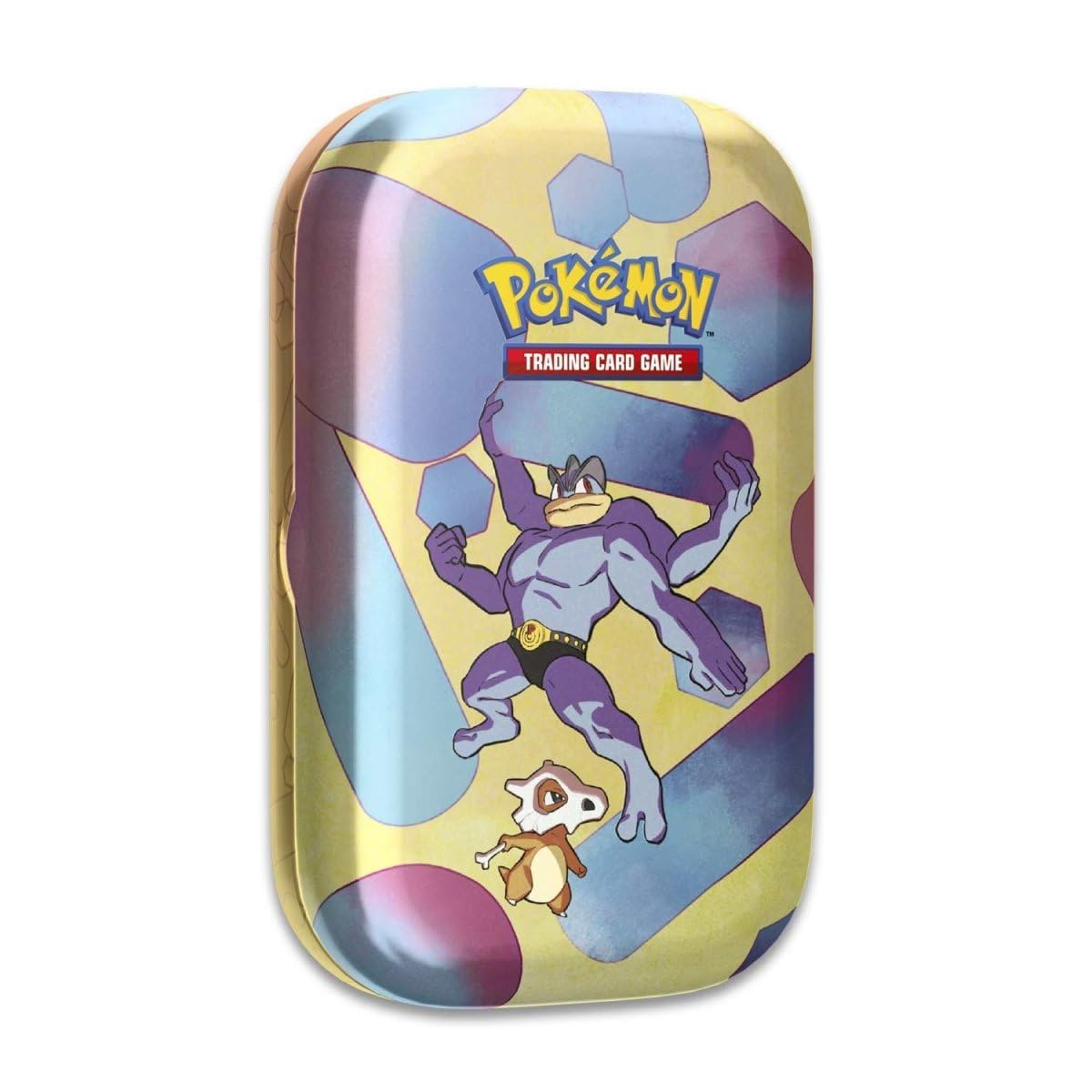 Pokémon TCG: Scarlet & Violet—151 Mini Tin – Machamp and Cubone (2 Booster Packs, 1 Coin & 1 Art Card)