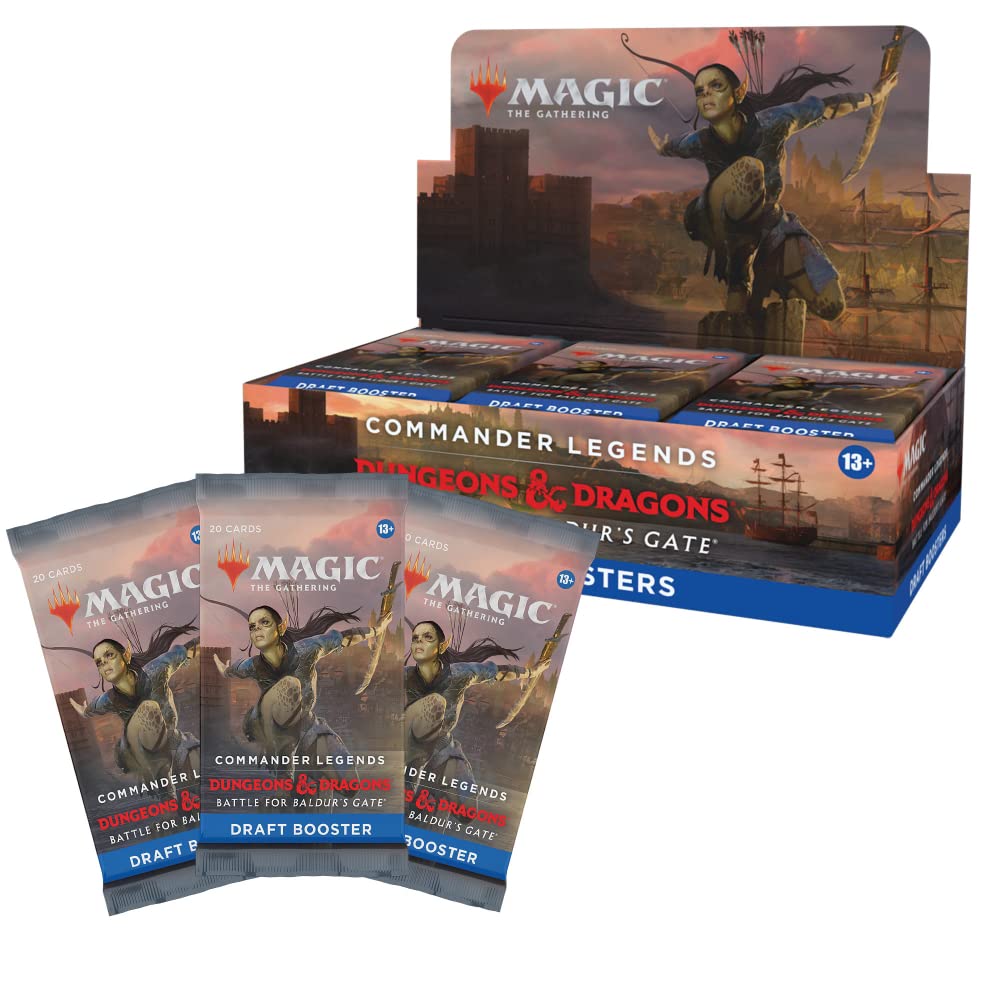 Magic: The Gathering Commander Legends: Battle for Baldur’s Gate Draft Booster Box | 24 Packs (480 Magic Cards) - Image 3