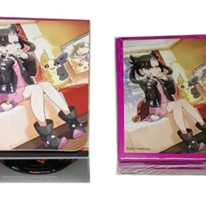 Marnie Premium Collection - Pokemon Card Sleeves & Deck Box Combo - 65 Count Sleeves
