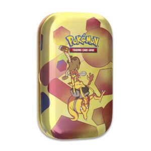 Pokémon TCG: Scarlet & Violet—151 Mini Tin – Kadabra and Hitmonlee (2 Booster Packs, 1 Coin & 1 Art Card)