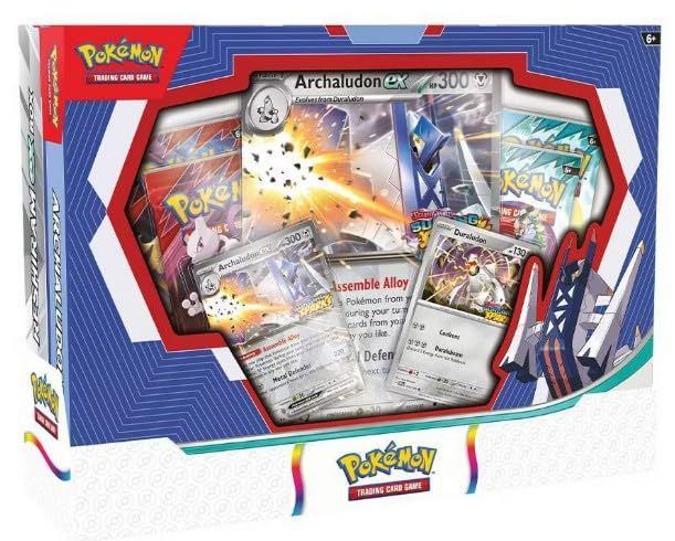 Pokemon TCG Trading Card Game Boxes Reshiram ex and Archaludon ex Box 2 Boxes, 4 Packs per Box and 2 Promo Cards with one Oversized Card - Image 2