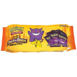 Poktemon TGC Trick or Trade Booster Bundle for Ages 6 Years and Up - Includes 120 Mini Packs - 1 Count