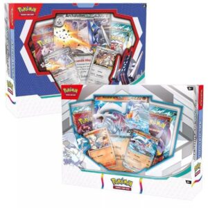 Pokemon TCG Trading Card Game Boxes Reshiram ex and Archaludon ex Box 2 Boxes, 4 Packs per Box and 2 Promo Cards with one Oversized Card