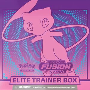 Pokemon TCG: Sword & Shield Fusion Strike Elite Trainer Box: 8 Booster Packs +More!