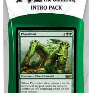 Magic The Gathering (MTG 2015 Core Set / M15 Intro Pack / Theme Deck - Phytotitan (Green/White)(Includes 2 Booster Packs)