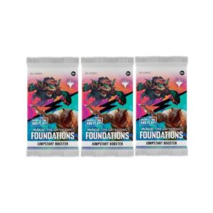 3 Packs MTG Jumpstart Booster Pack Lot MTG Foundations