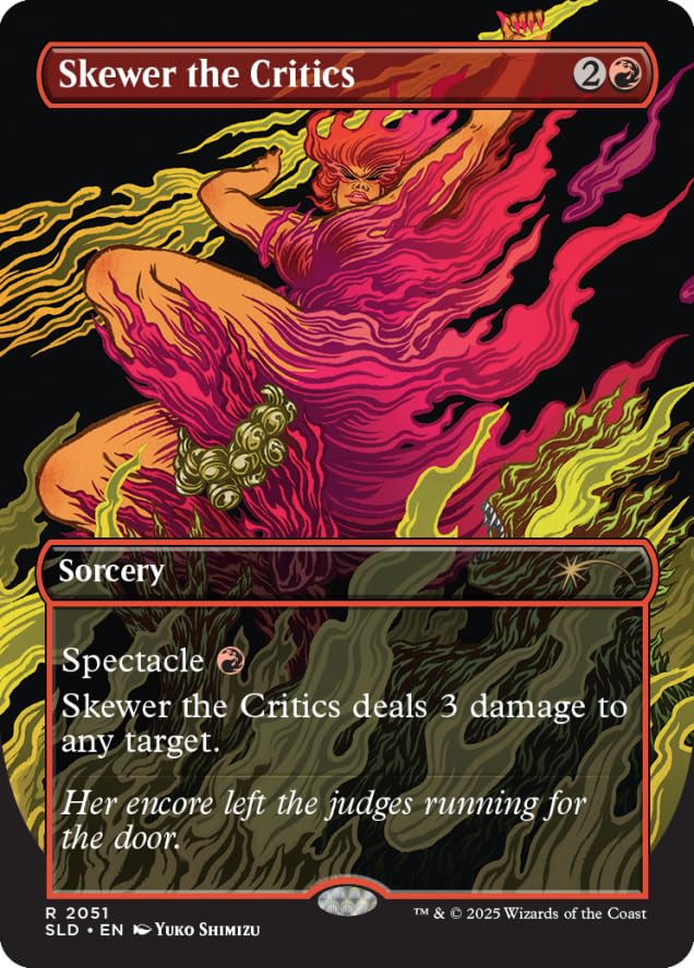 Magic the Gathering Secret Lair Everything is On Fire (Foil) - Image 3