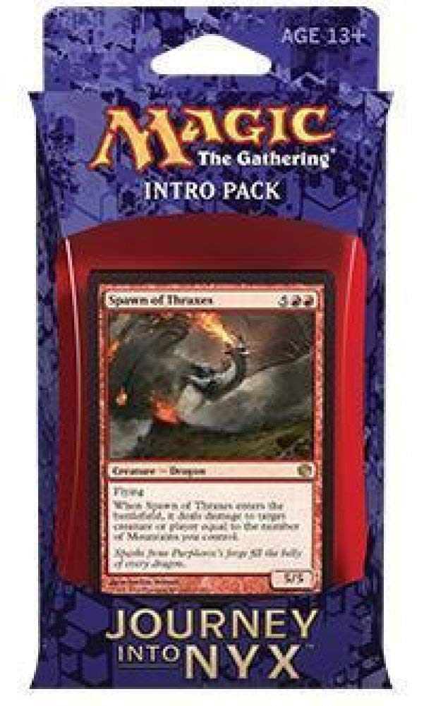 Magic: The Gathering (MTG Journey Into Nyx Intro Pack / Theme Deck - Voracious Rage - Red (Includes 2 Booster Packs)