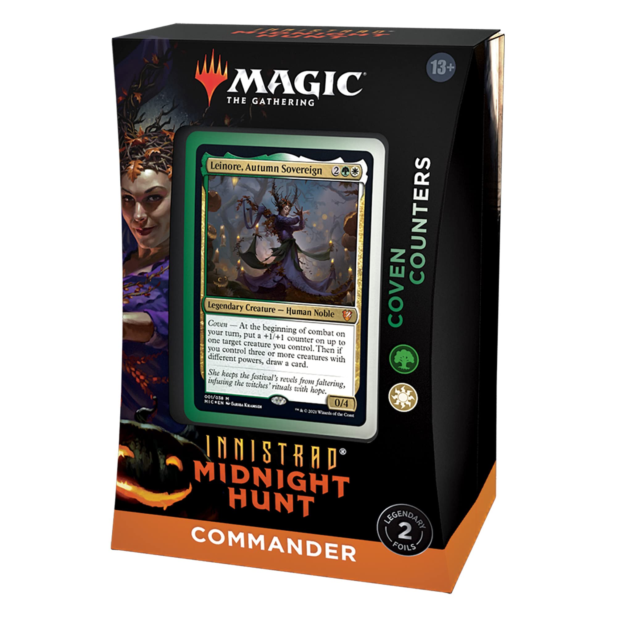 Magic: The Gathering Innistrad: Midnight Hunt Commander Deck – Coven Counters (Green-White) - Image 2