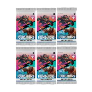 6 Packs MTG Jumpstart Booster Pack Lot MTG Foundations