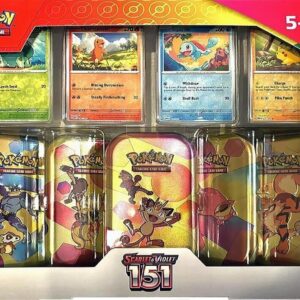 Pokemon TCG Scarlet & Violet 151 Mini Tin 5-Pack Box