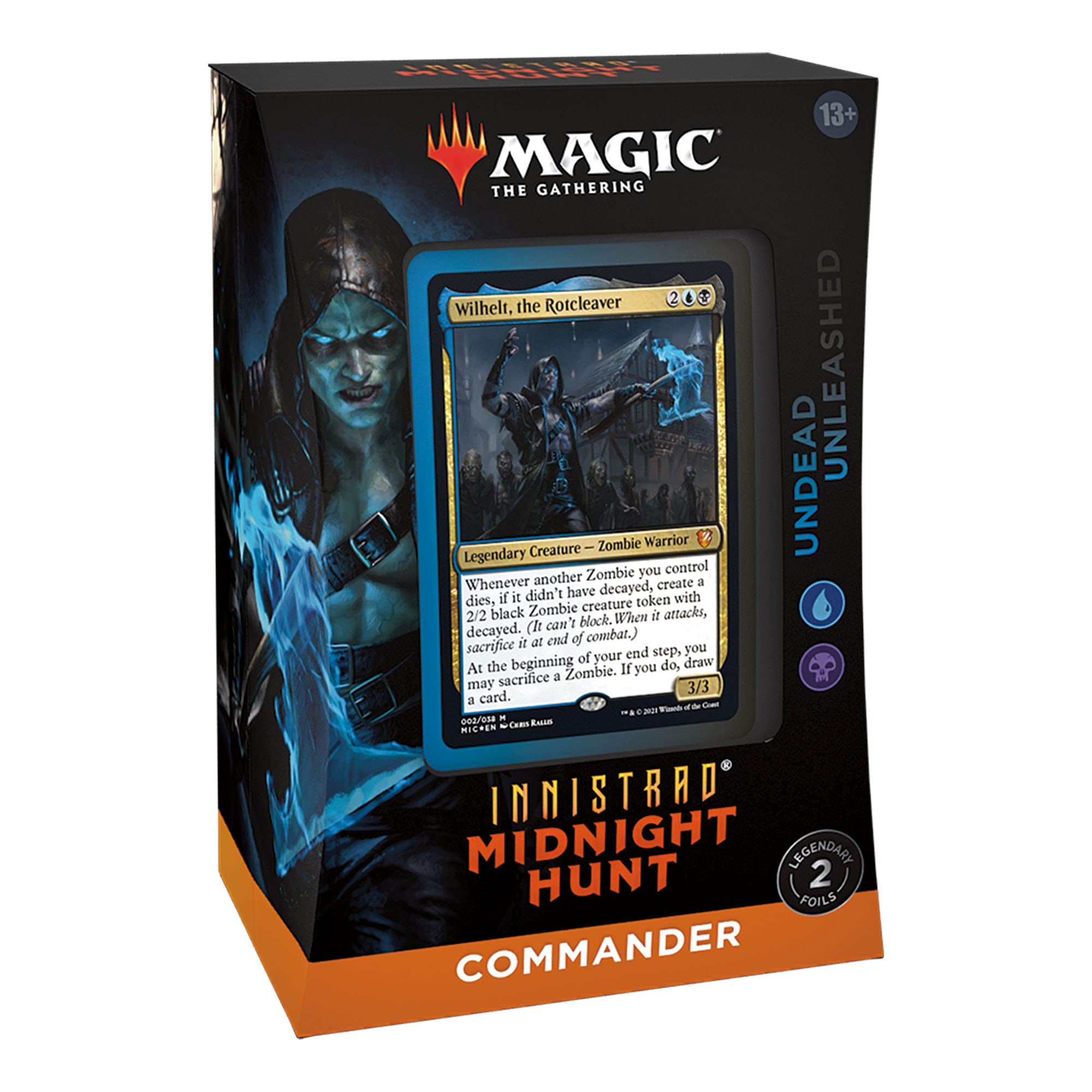 Magic: The Gathering Innistrad: Midnight Hunt Commander Deck – Undead Unleashed (Blue-Black) - Image 3