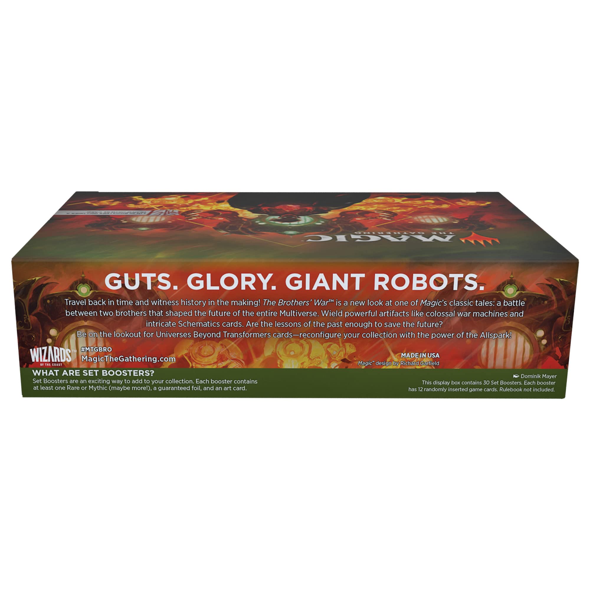 Magic The Gathering The Brothers’ War Set Booster Box | 30 Packs (360 Magic Cards) - Image 2