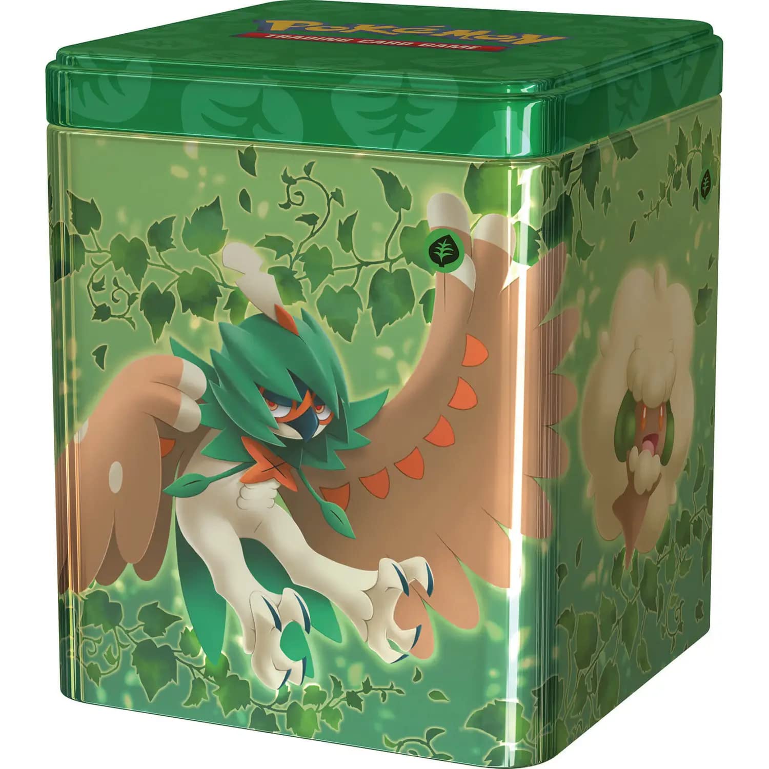 Pokemon TCG: Grass Stacking Tin (3 Booster Packs & Coin) - Image 4