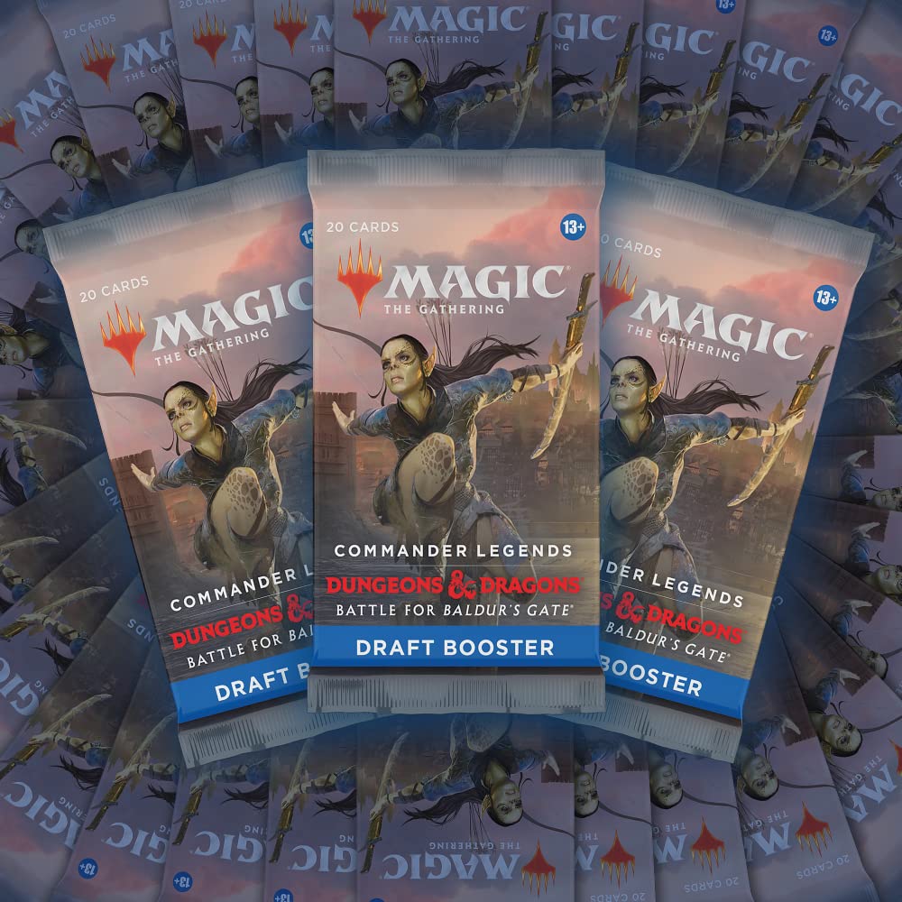 Magic: The Gathering Commander Legends: Battle for Baldur’s Gate Draft Booster Box | 24 Packs (480 Magic Cards) - Image 6