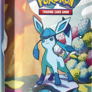 Pokémon TCG: Scarlet & Violet—Prismatic Evolutions Mini Tin – Glaceon (2 Booster Packs & 1 Coin)