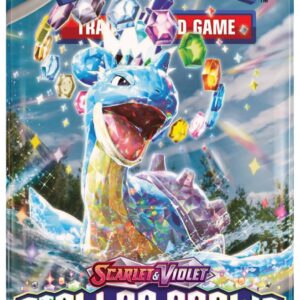 Stellar Crown Single Booster Pack – Factory Sealed – 10 Card per Pack – Artwork Will Vary